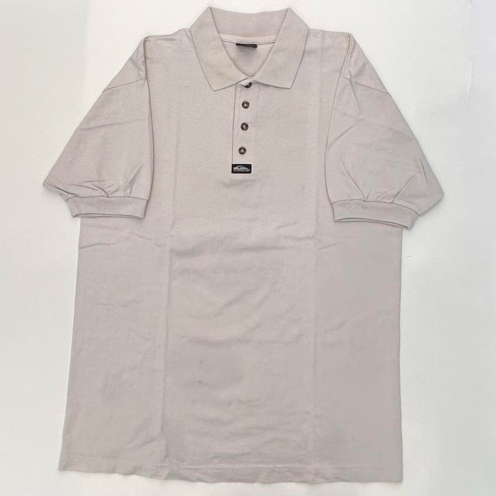 Vintage 90’s Quiksilver Center Logo Polo T Shirt Size Men’s Medium Surfer Skater